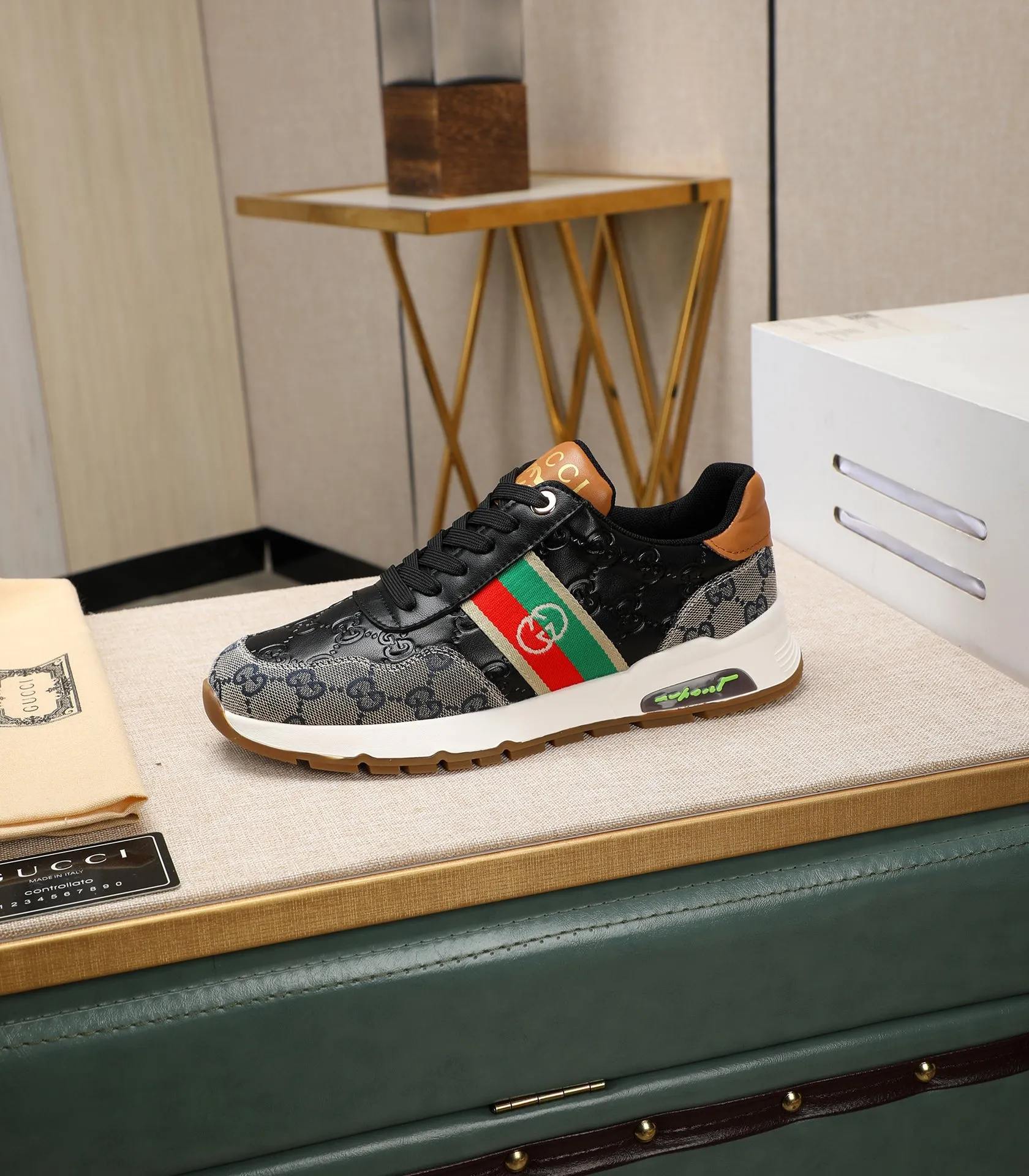 Men's men's shoes💰460 GUCCI🔍🔍2023 latest model On sale at the same time at the counter, original calfskin imported from Italy, genuine leather lining, (high-end, luxury, and class) exquisite workmanship, soles: original soles specially provided by the original factory, ⚠Exclusive double-layer movable molded soles are super comfortable⚠, real photos🎬The real ones are better🔍🔍"High quality·Follow the order" code number 38-44